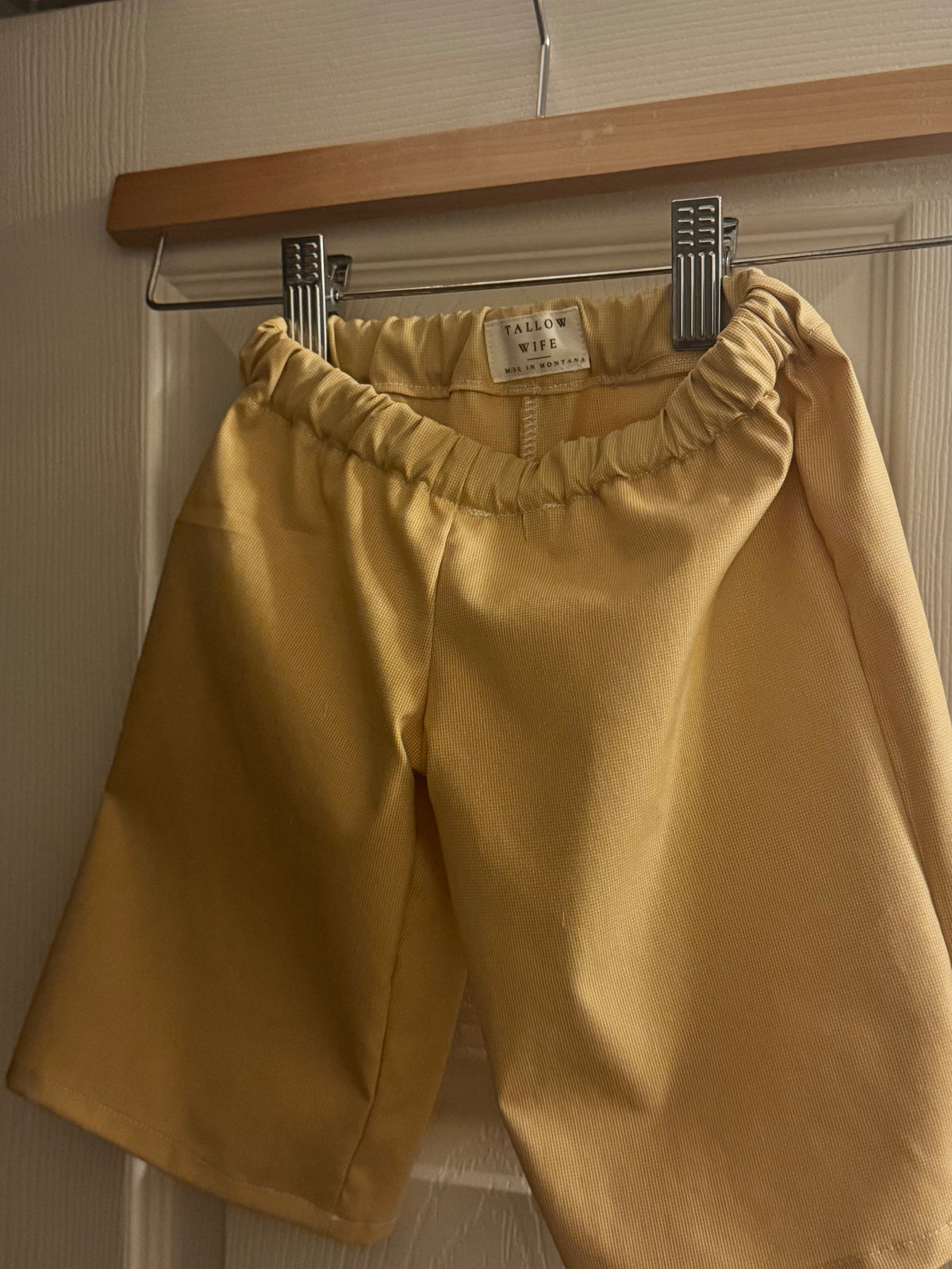 Yellow baby pants
