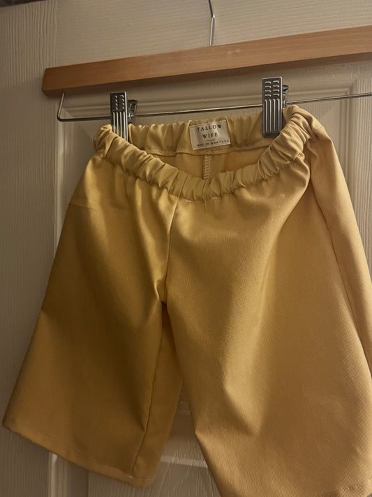 Yellow baby pants