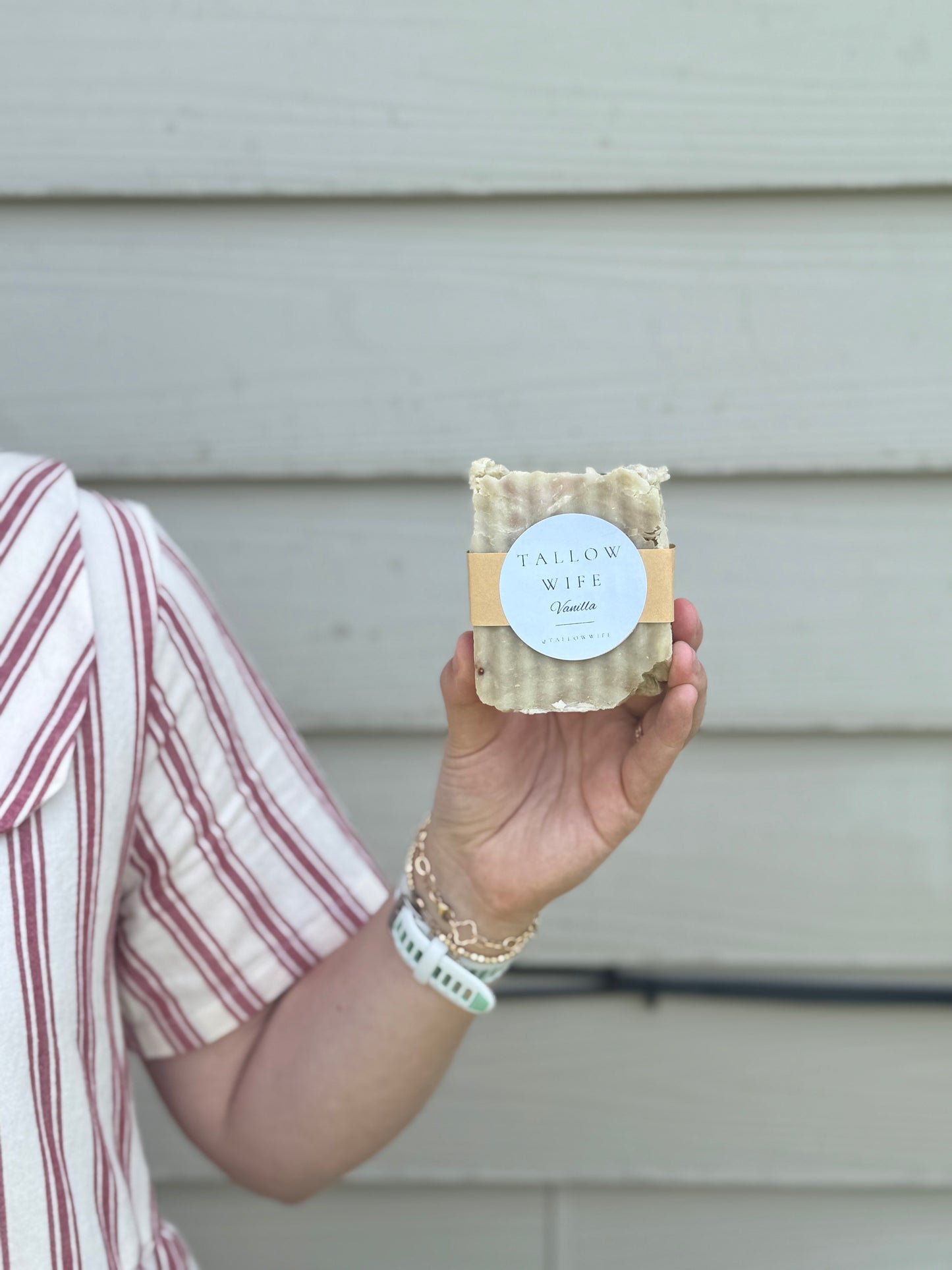 Tallow Shave Soap Bar (Vanilla)