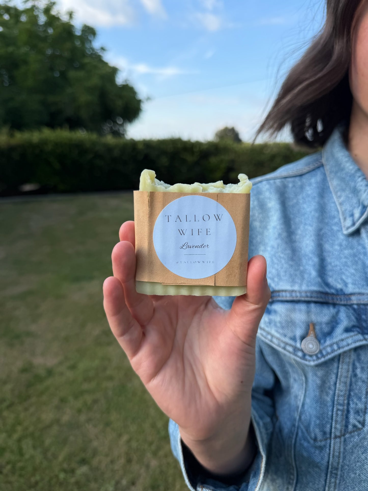 Tallow Shave Soap Bar (Lavender)