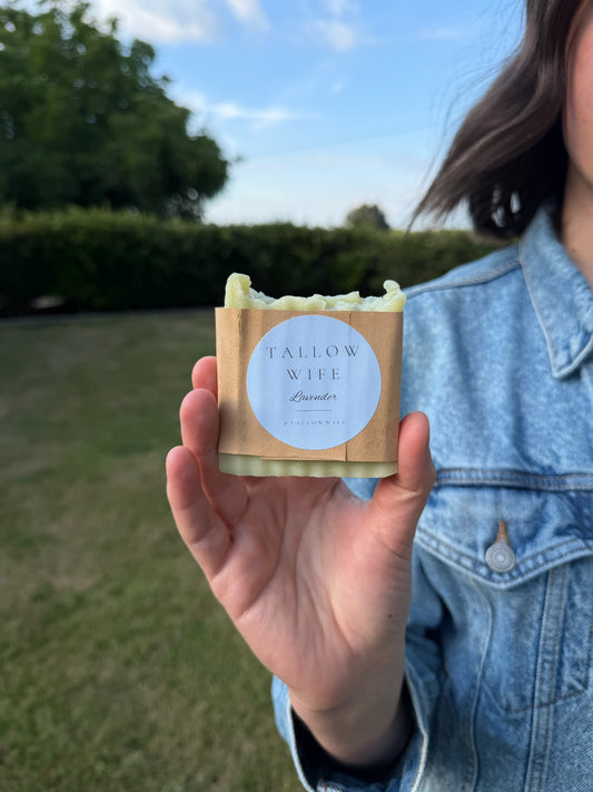 Tallow Shave Soap Bar (Lavender)
